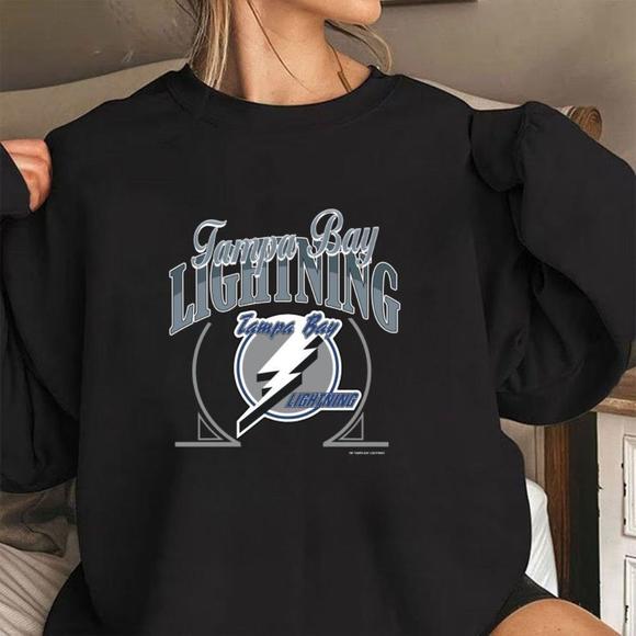 Icandysweater Other - Tampa Bay Lightening Crewneck Black Sweatshirt, Nhl Hockey Unisex Sweater